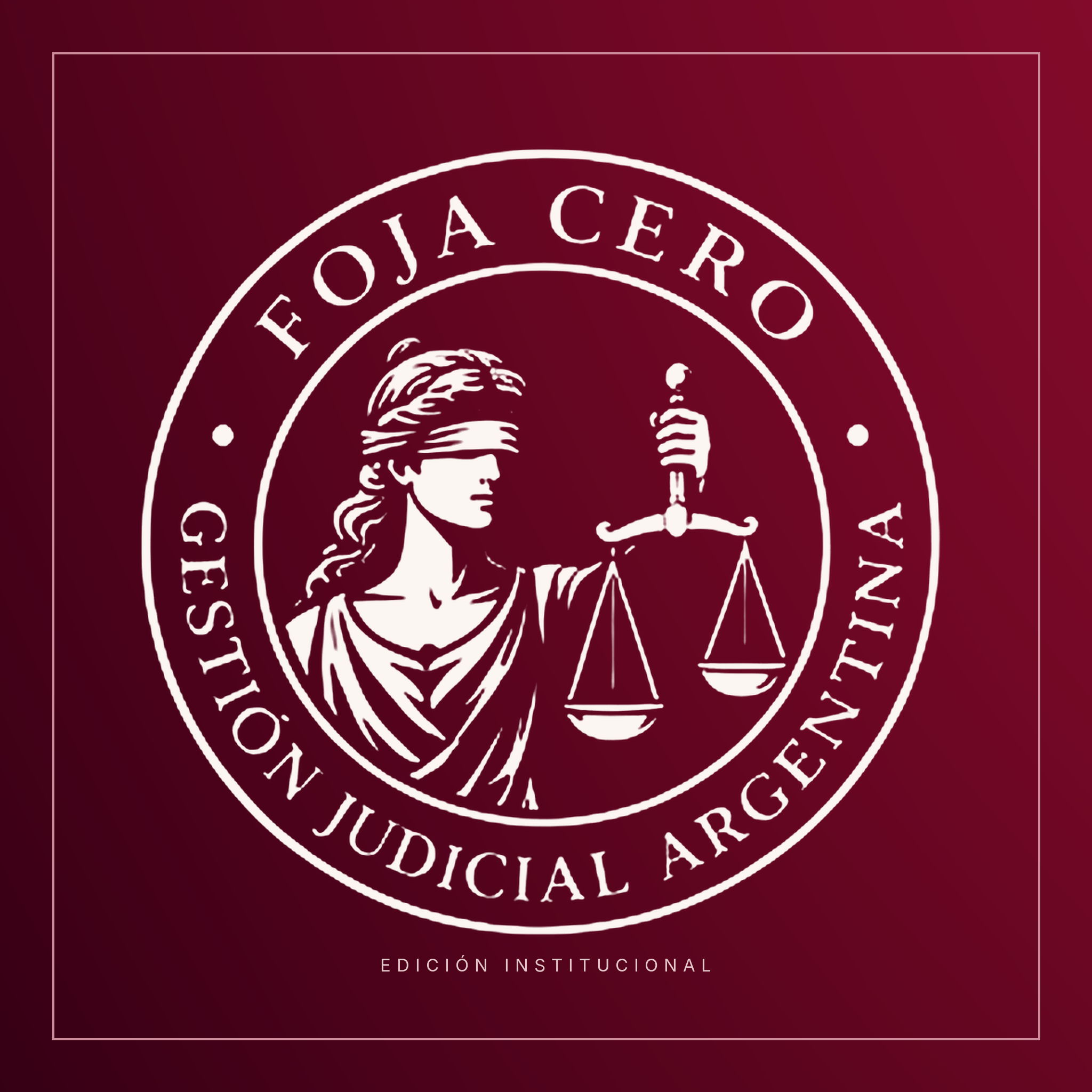 Sello institucional Foja Cero